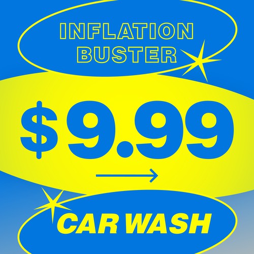 Car wash Sign Board Design
