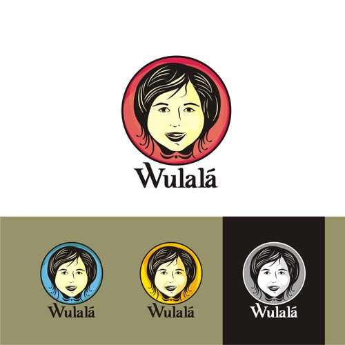 Imagina una ilustración de una niña con ilusión de triunfar algún día para Wulalá!
