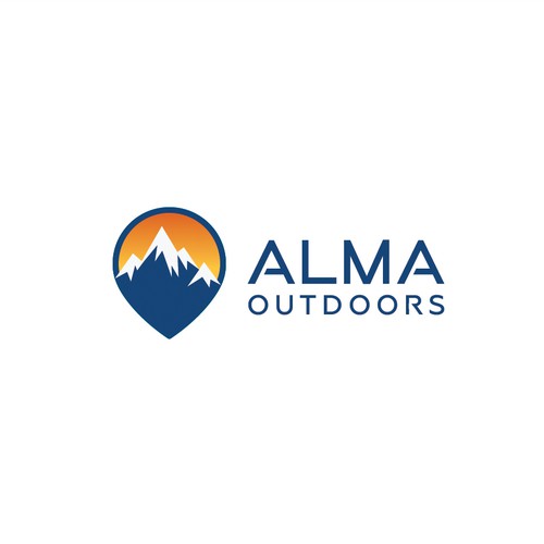 Logo concept for Alma Outdoors