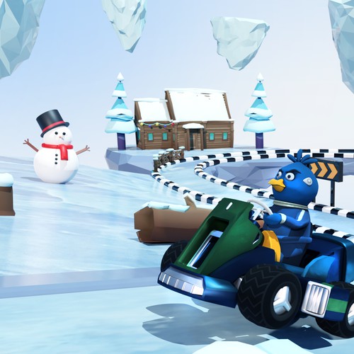 3d low poly game art