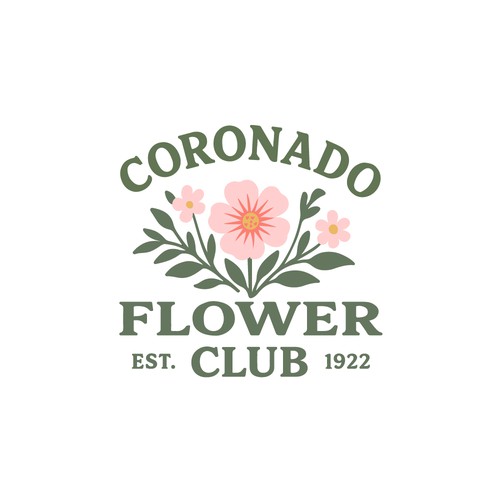 Logo design for (Coronado Flower Club)