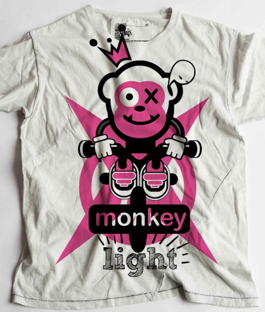 MonkeyLectric Monkey Light Bicycle light T-shirt