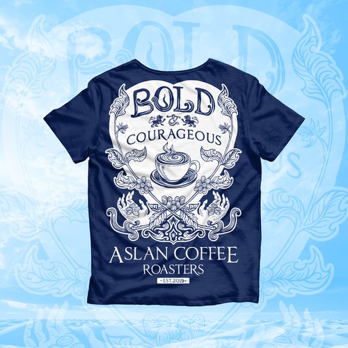 ASLAN COFFEE T-SHIRT DESIGN