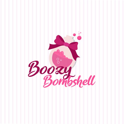 Logo concept for Boozy Bombshell