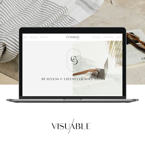 Branding & Squarespace Website for Business Consultant 