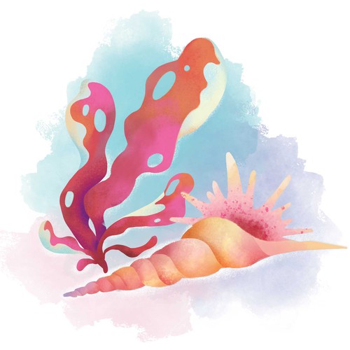 Children cards illustration