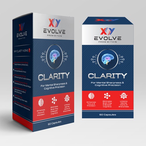 XY EVOLVE-CLARITY Product Packaging