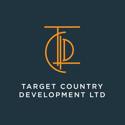 simple logo for Target Country Development LTD