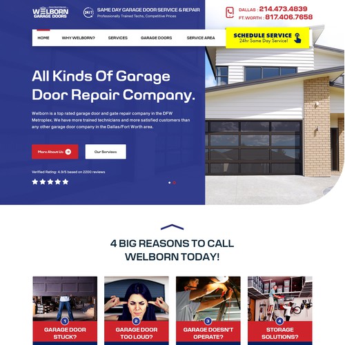 Web Design for Garage Door Repairs