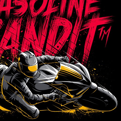 +++Shirt Design for Racer/Biker/Tuner "GASOLINE BANDIT"+++