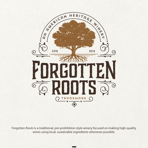 logo for forgotten roots
