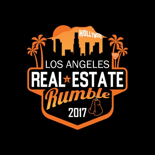 LA RE Rumble Logo Design