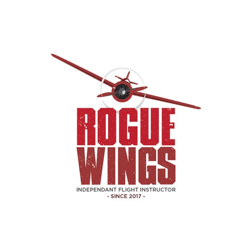 Rougue Wings Logo Design