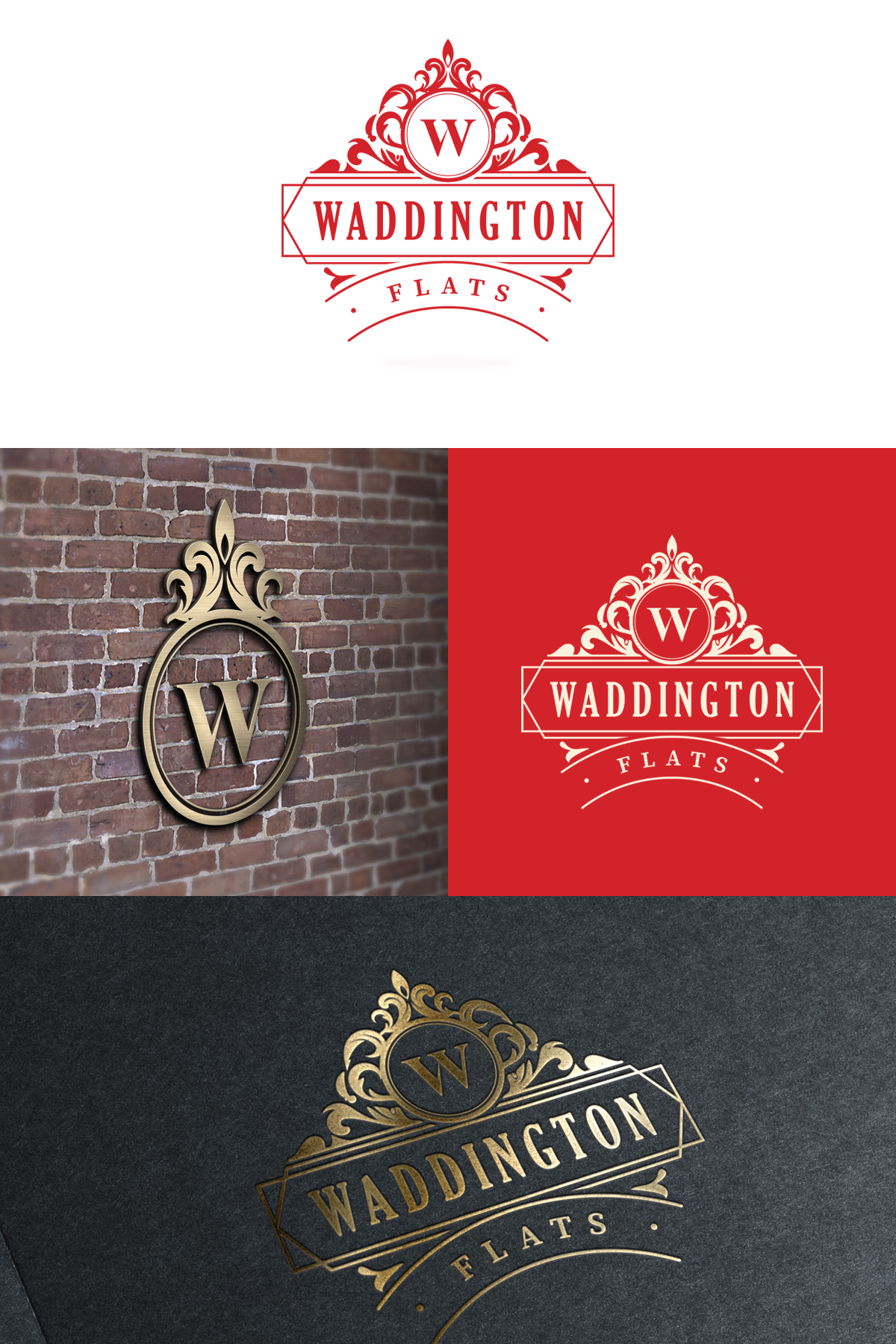 Create an old-school logo for a historical AirBnB building in Victoria, Canada