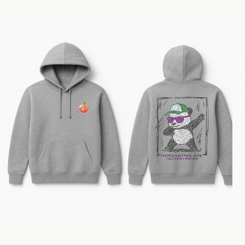 T-shirt design with scribble art