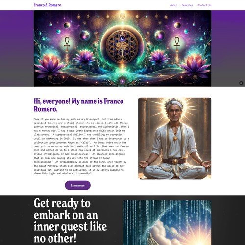 Franco A. Romero -- Squarespace Membership Website Design
