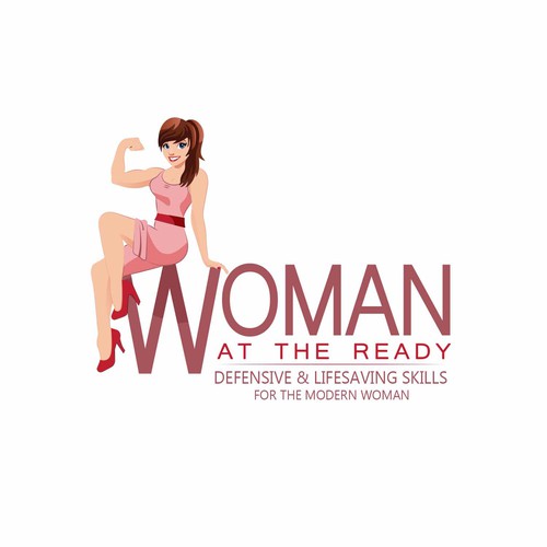 Woman at the ready 