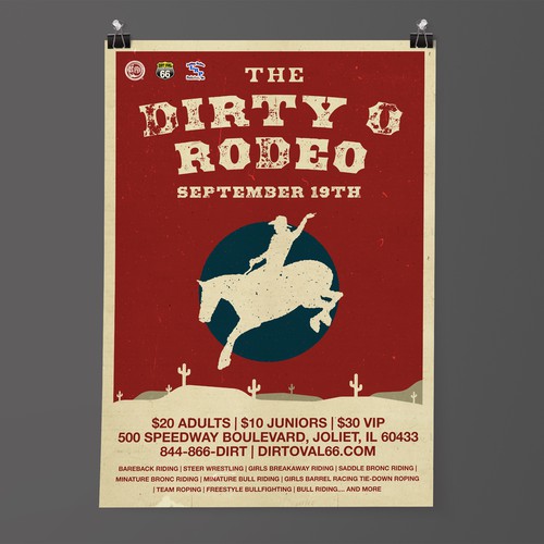 Vintage Rodeo Poster Concept