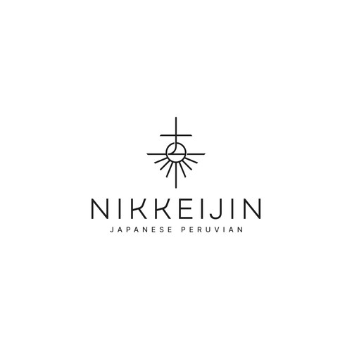 Minimal-Japanese logo concept for a luxury Asian restaurant