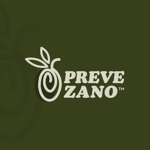 Modern and organic olive oil logo
