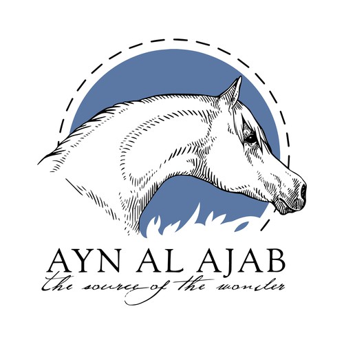 Logo design for horse breeder