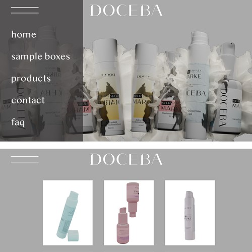 Website Design for Cosmetics Company
