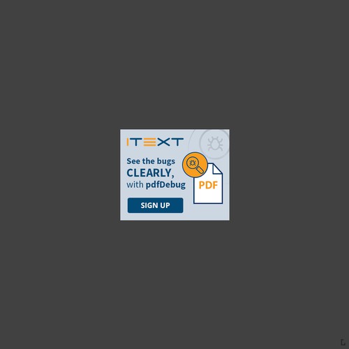 Banner Ad iText Software Corp