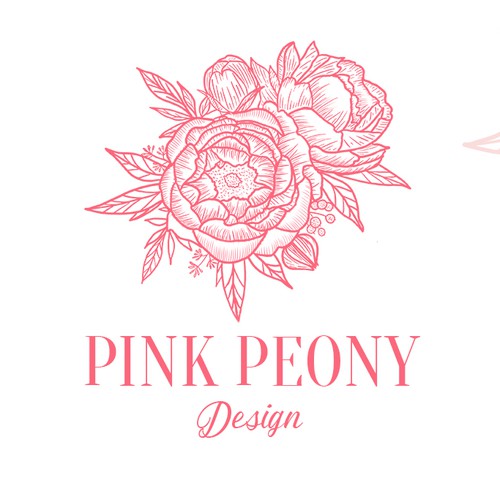 Logo Pink Peony