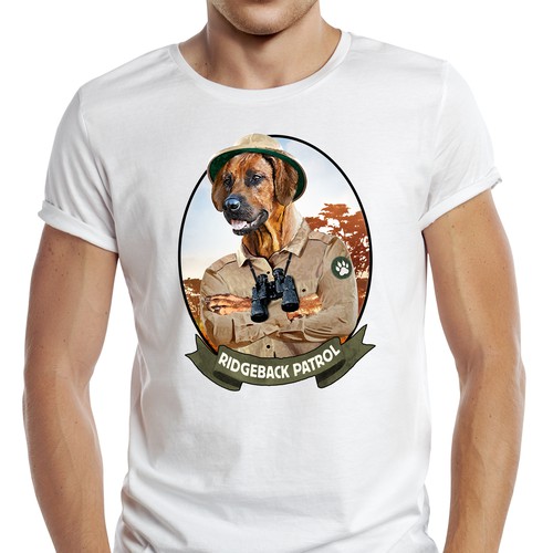 Rhodesian Ridgeback graphic tee