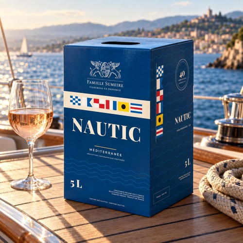 Bag-in-box wine packaging — NAUTIC Marinière