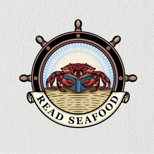 Read Seafood - Hand-Drawn Culinary Brand Logo