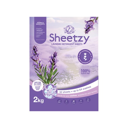 Sheetzy Laundry Product Label
