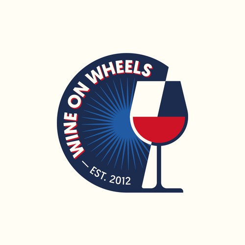 Logo design for Wine on wheels