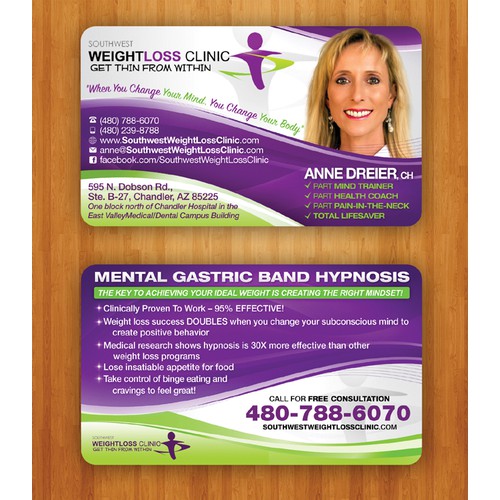 Business Card for Weightloss Clinic