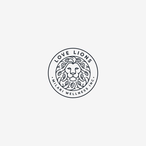 Love Lions logo design
