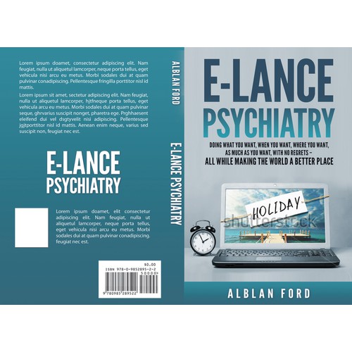 Create the next book or magazine cover for e-lance lifestyle