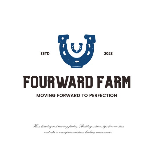 Fourward farm Logo design