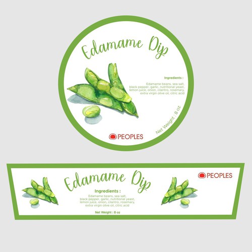 Edamame Hummus package