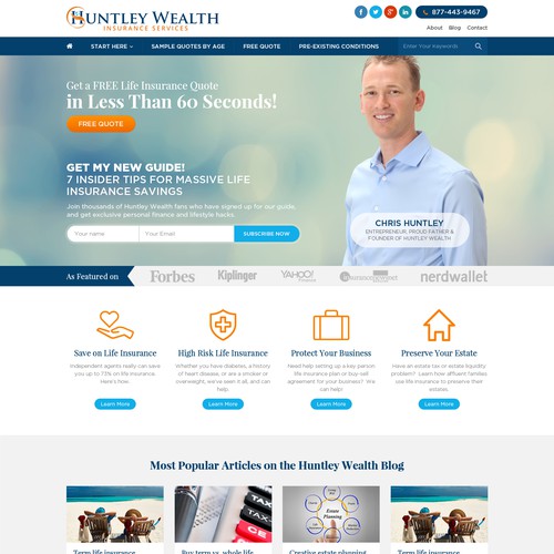 Finance Blog website