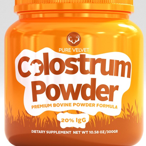 Supplement Label to capture Amazon shopper attention & boost CTR - Colostrum Powder