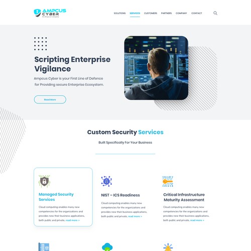 Ampcus cyber web design