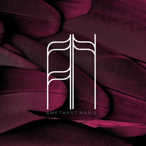 Logo Design for Amethyst Nails.
