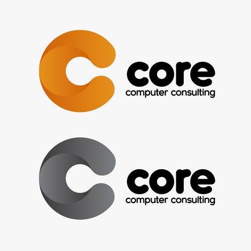 Bold logo concept for computer consulting