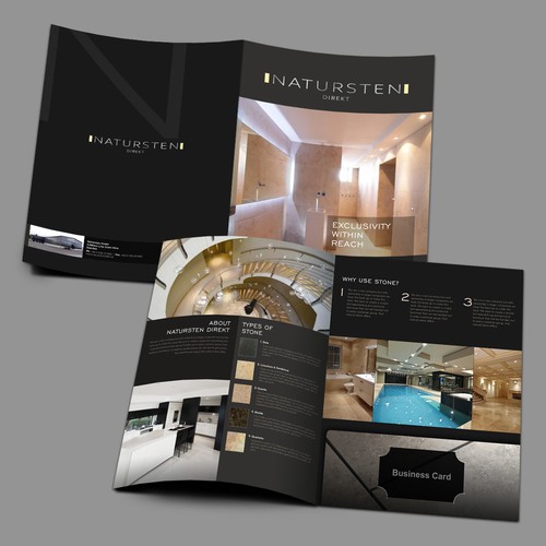 Elegant Brochure about Natural Stones