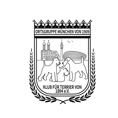  Unique Emblem Label Logo For Our Terrier Dog Club