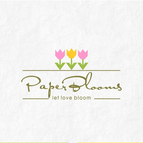 Logo for small manufacturer of handmade (paper) products.