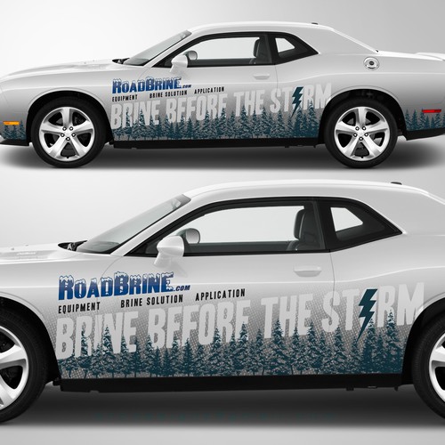 Dodge challenger wrap for road brine.com