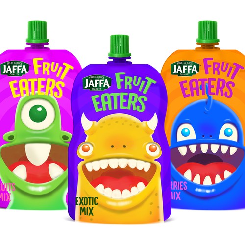 Packaging concept for a fruit drink for kids