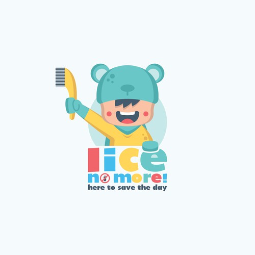 Cute logo design for "anti lice" company