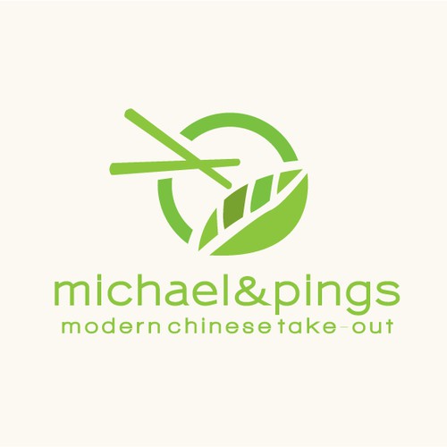 Logo for modern Chinese Take-out restaurant